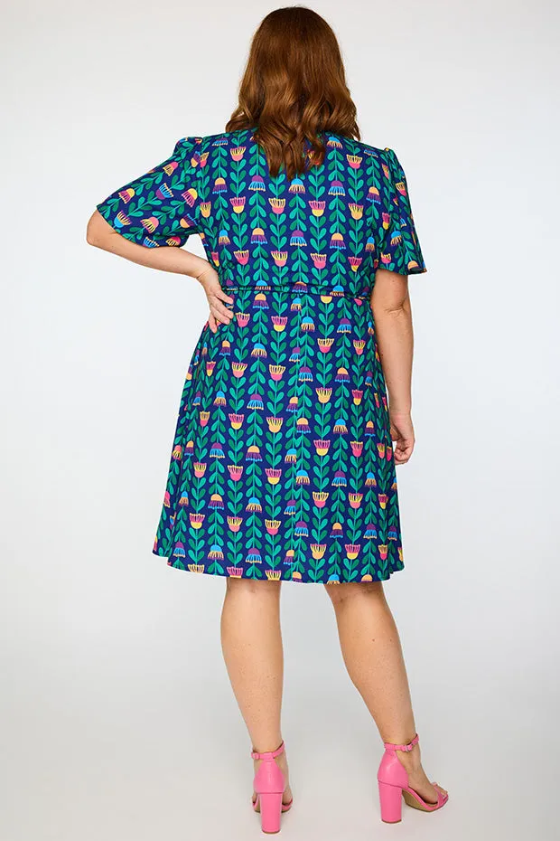 Siena Eucalyptus Buds Dress