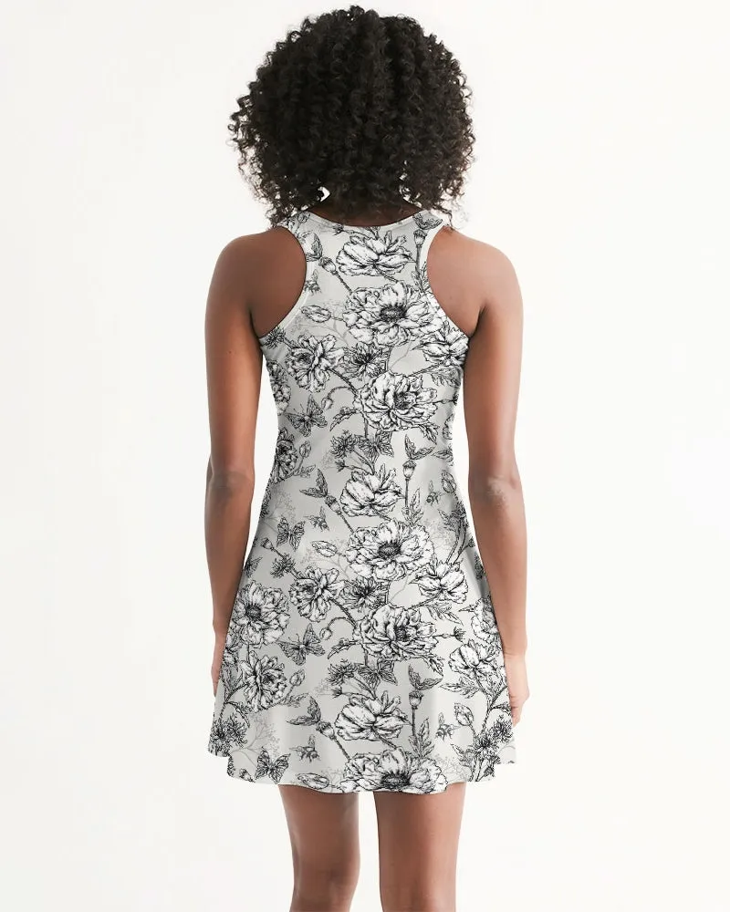 SMF Botanical Garden Feminine Racerback Dress