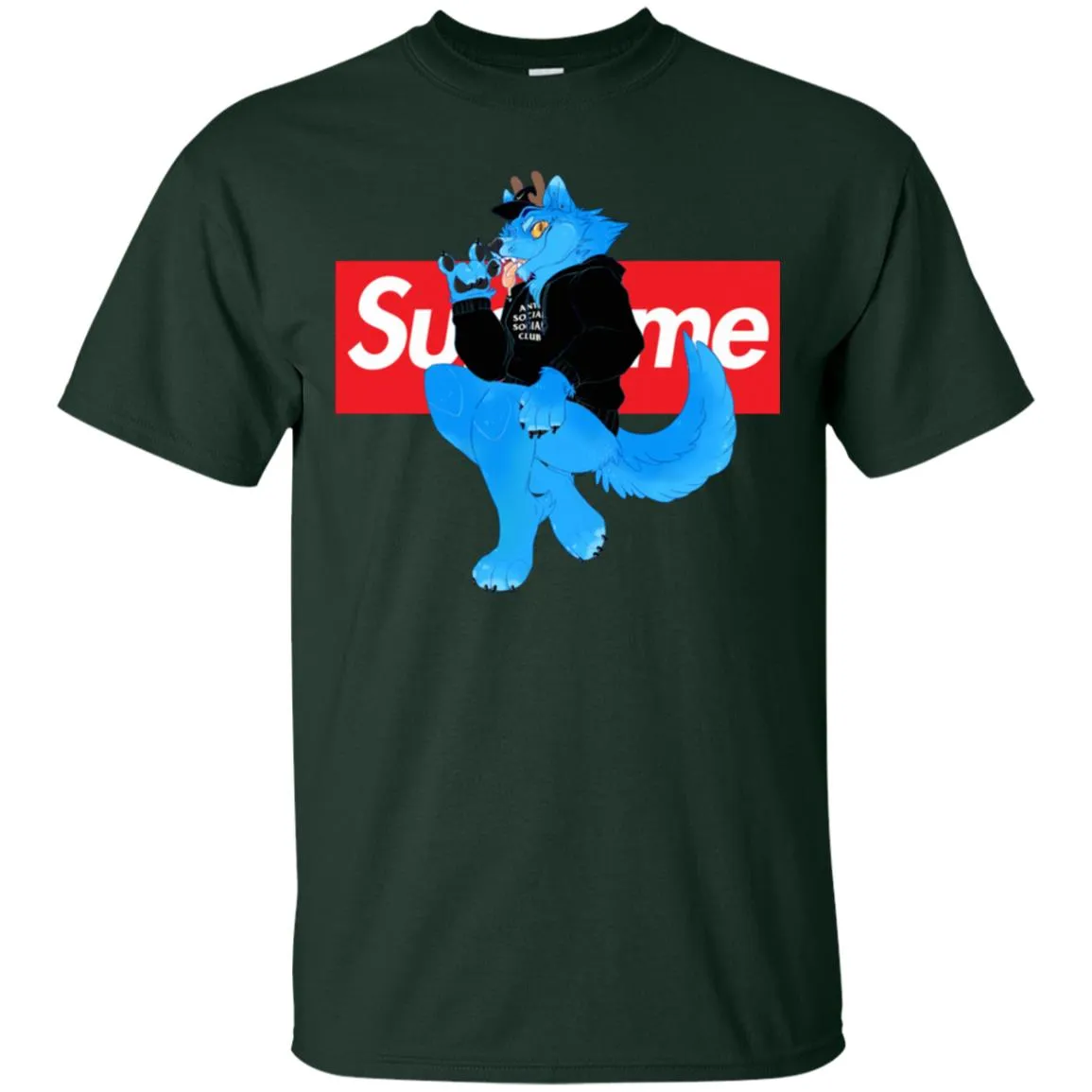 Supreme Woft T-shirt Men Cotton T-Shirt