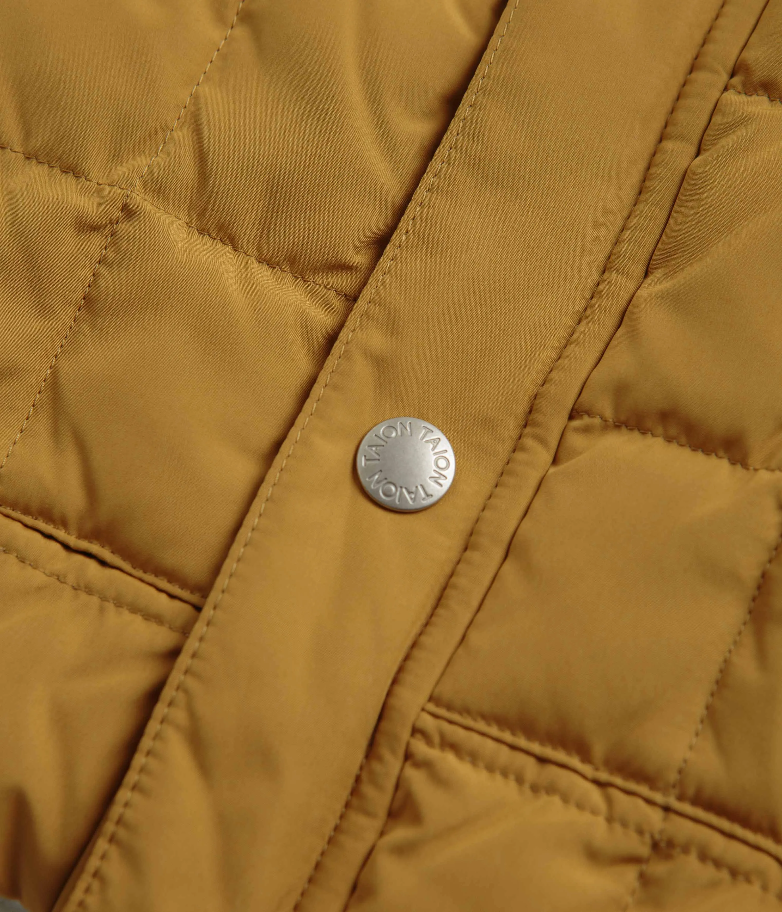 Taion Reversible Down Jacket - Camel / Dark Chocolate / Ivory