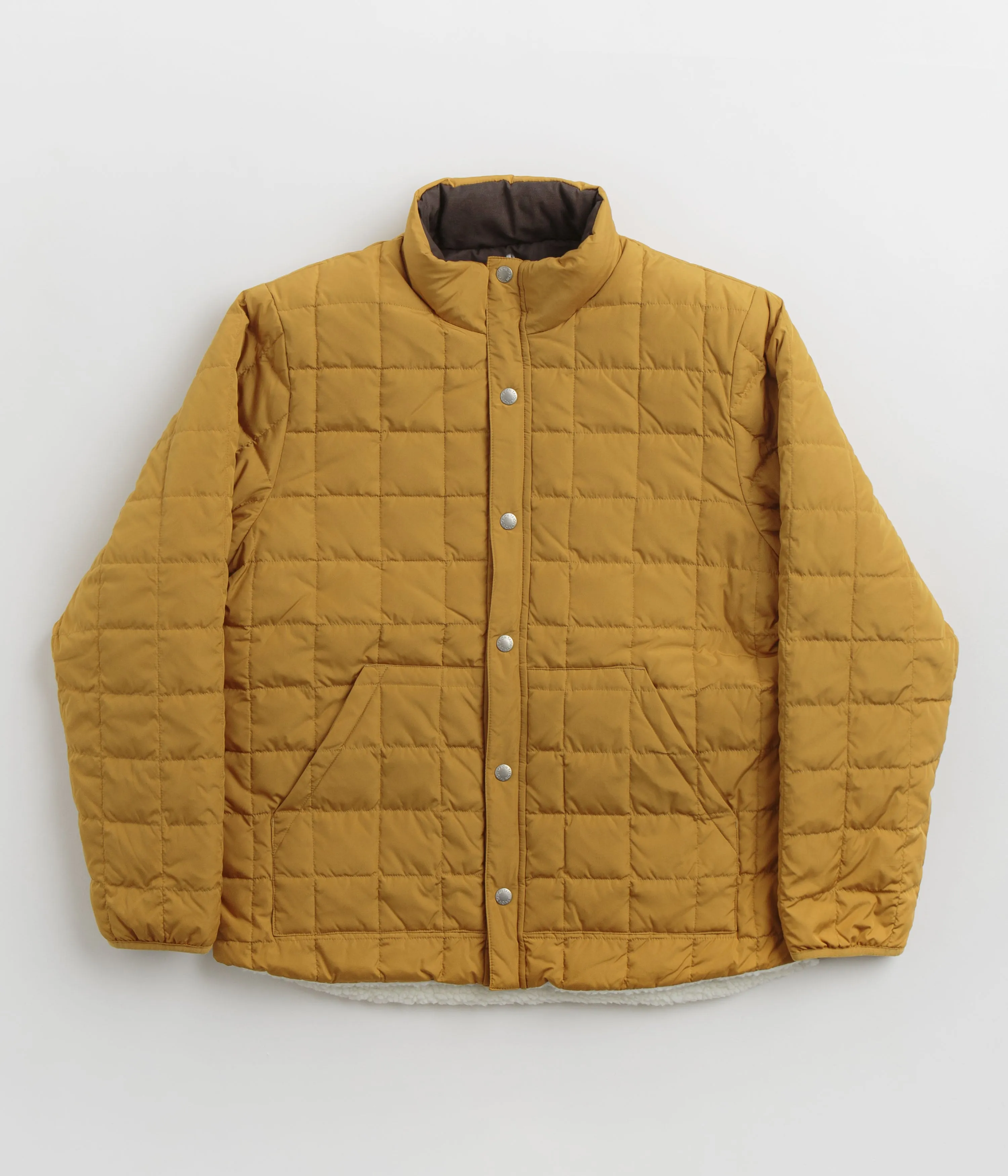 Taion Reversible Down Jacket - Camel / Dark Chocolate / Ivory