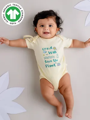 Take small steps - Organic Cotton Bodysuit