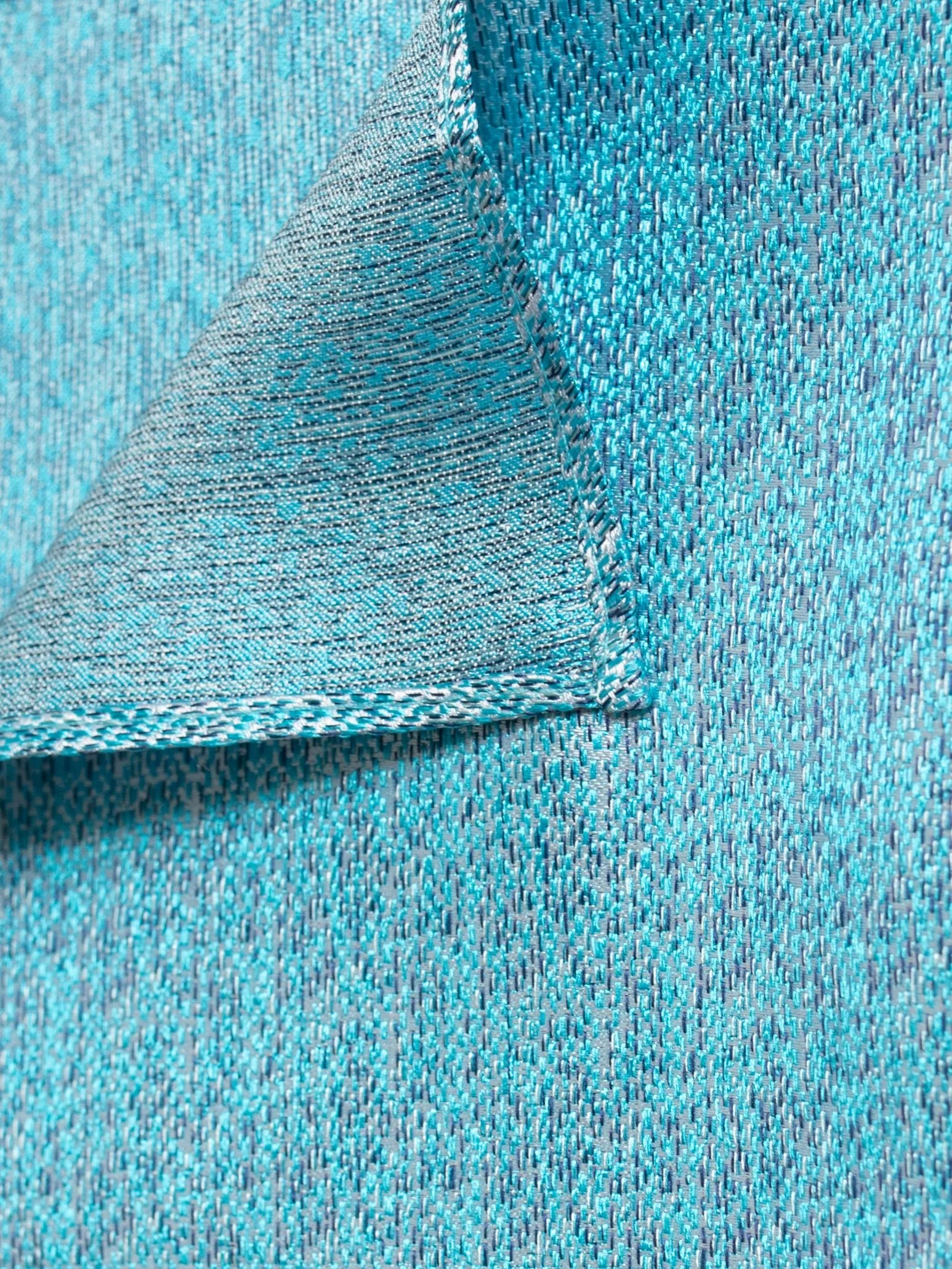 Teal Textured Pocket Square