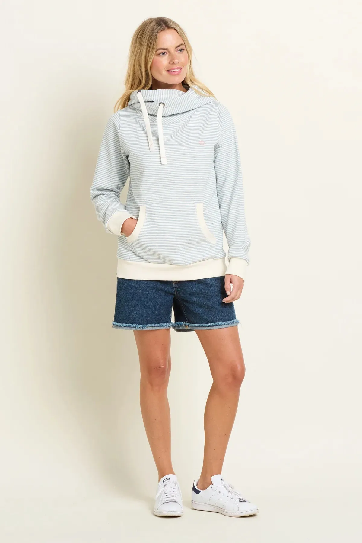 Textured Stripe Elise Hoodie