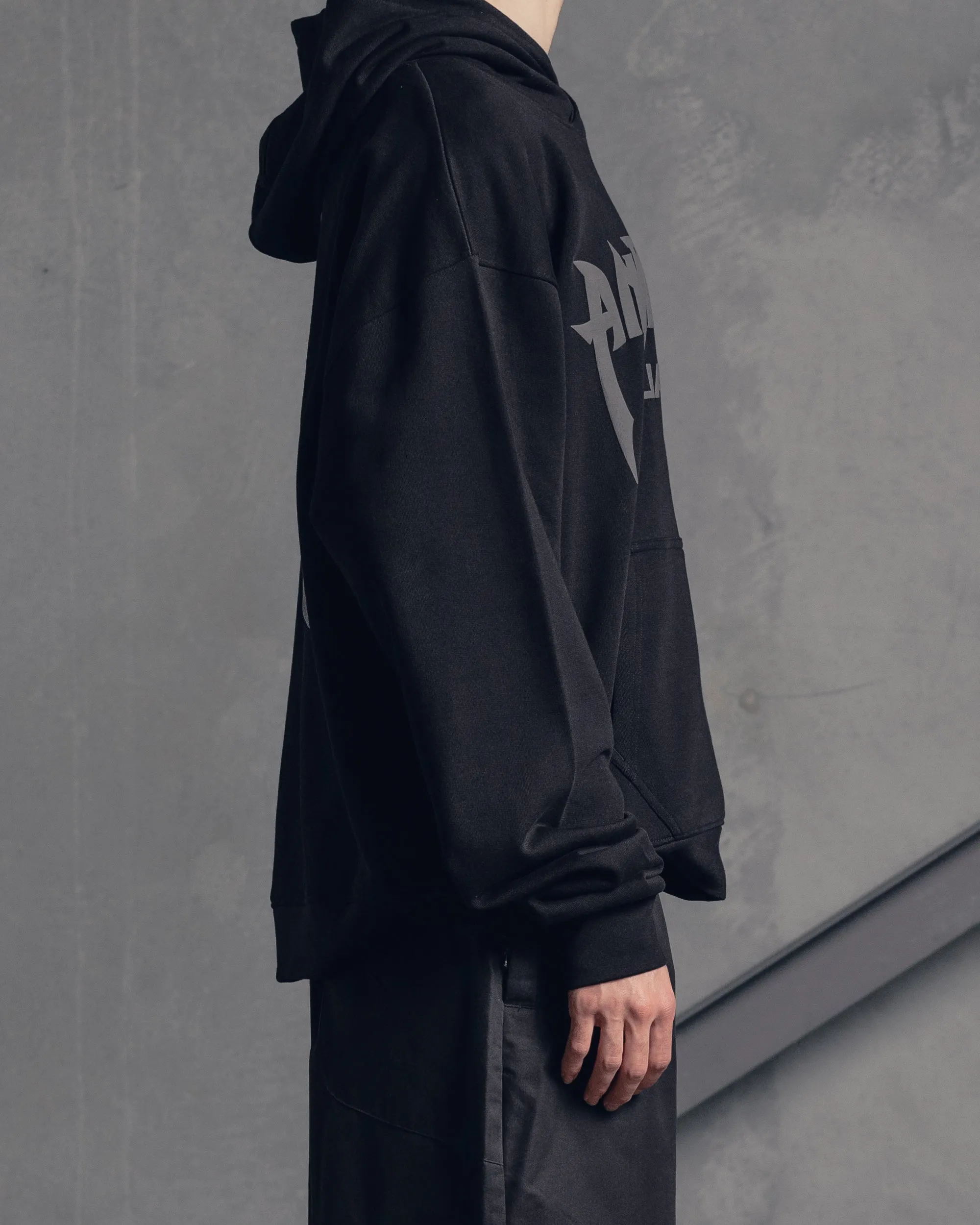 The Anti Order Shibuya Markets Boxy Hoodie Black/Grey