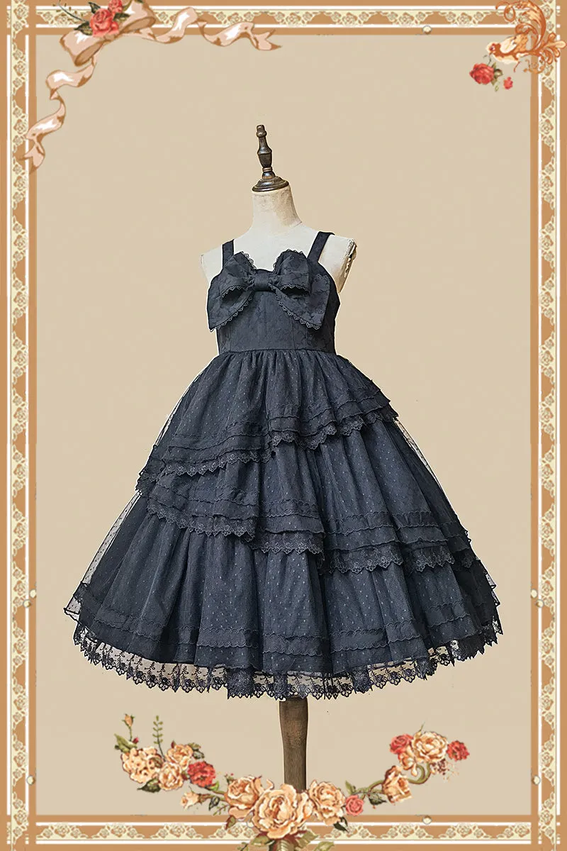 The Light of Dawn ~ Classic Lolita JSK Dress Cotton Party Dress by Infanta