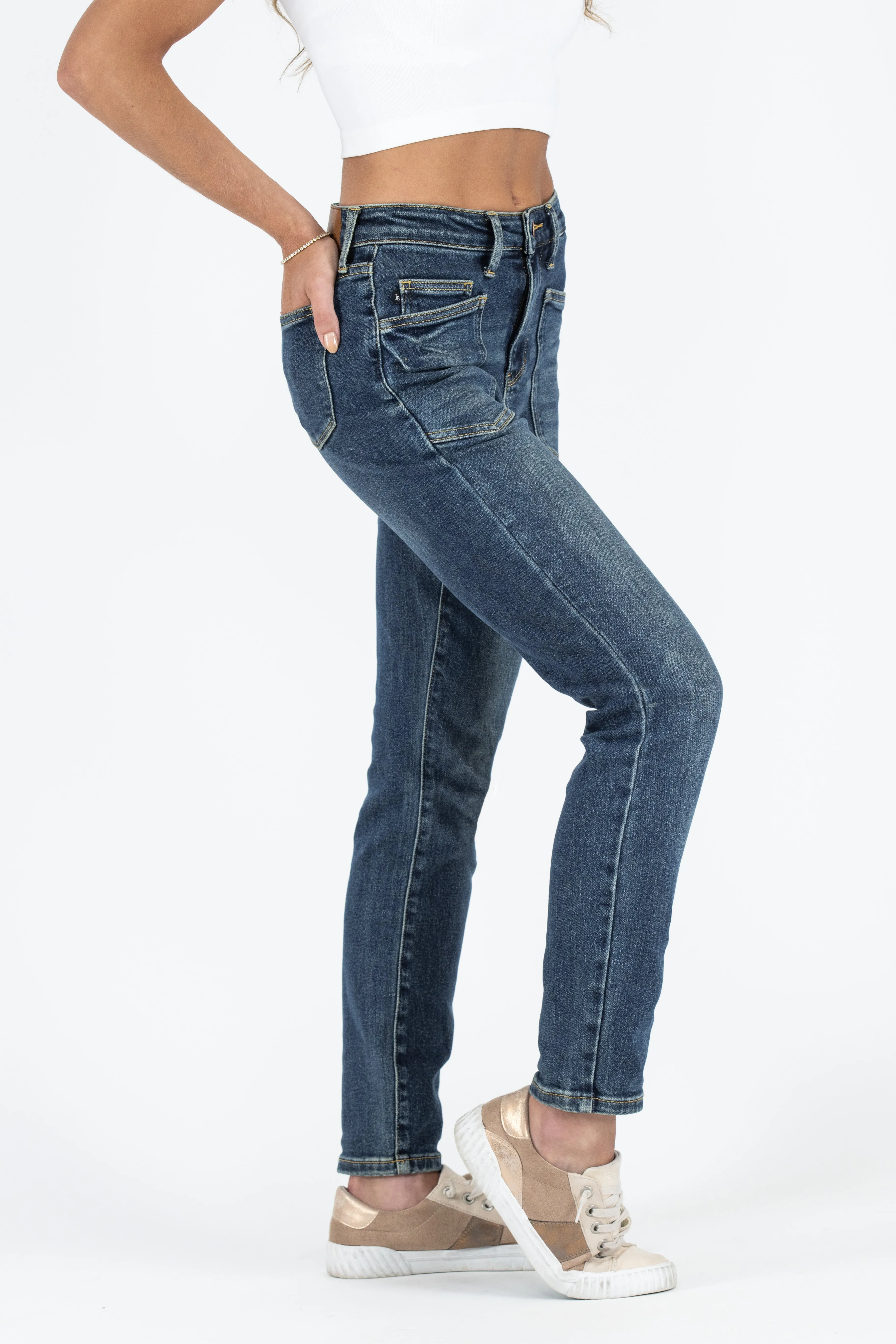 The Matilda from Judy Blue: High-Rise Classic Relaxed Denim