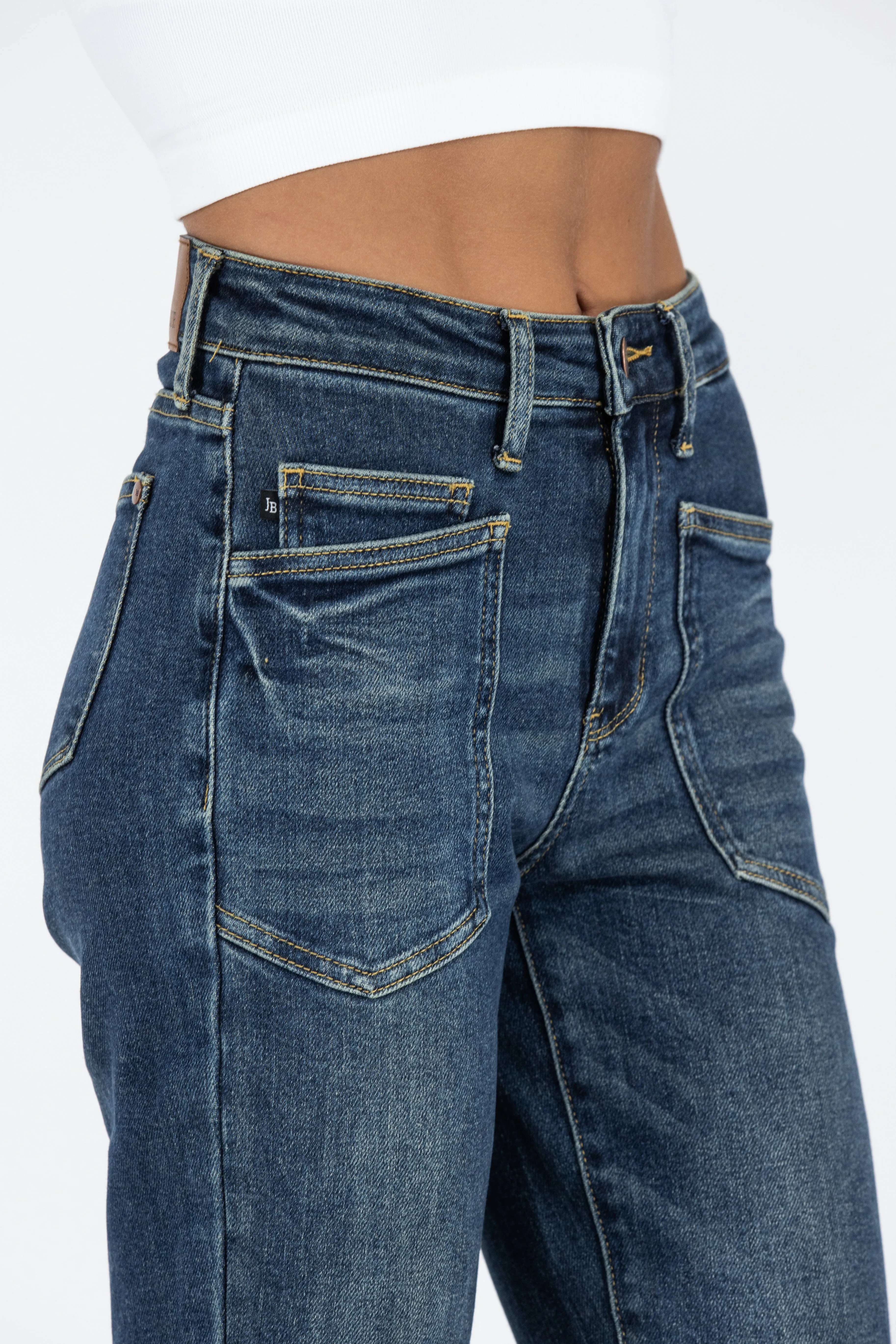 The Matilda from Judy Blue: High-Rise Classic Relaxed Denim