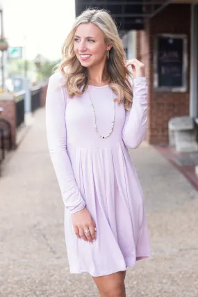 Tonight And Always Lavender Purple Babydoll Dress