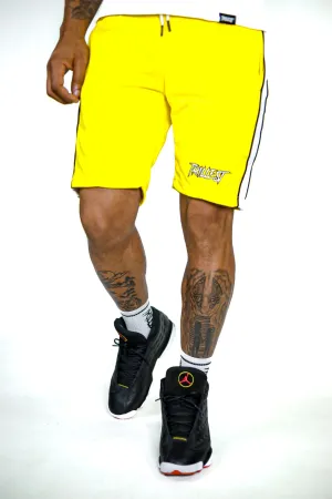 Trillest Unisex Track Shorts - Yellow