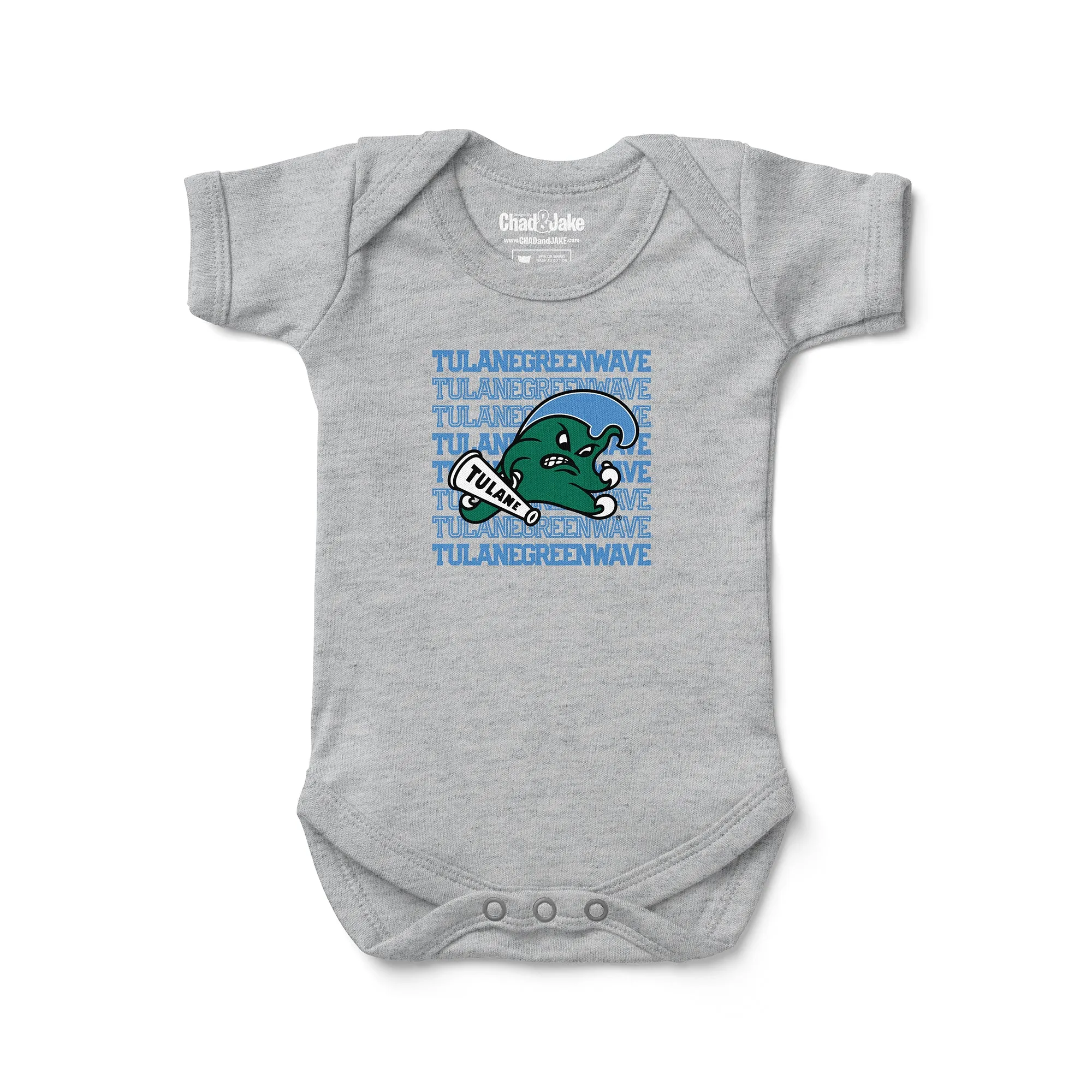 Tulane Green Wave Retro Bodysuit