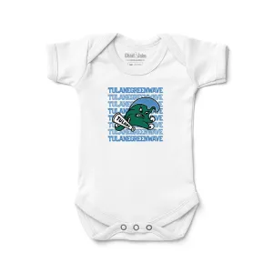 Tulane Green Wave Retro Bodysuit