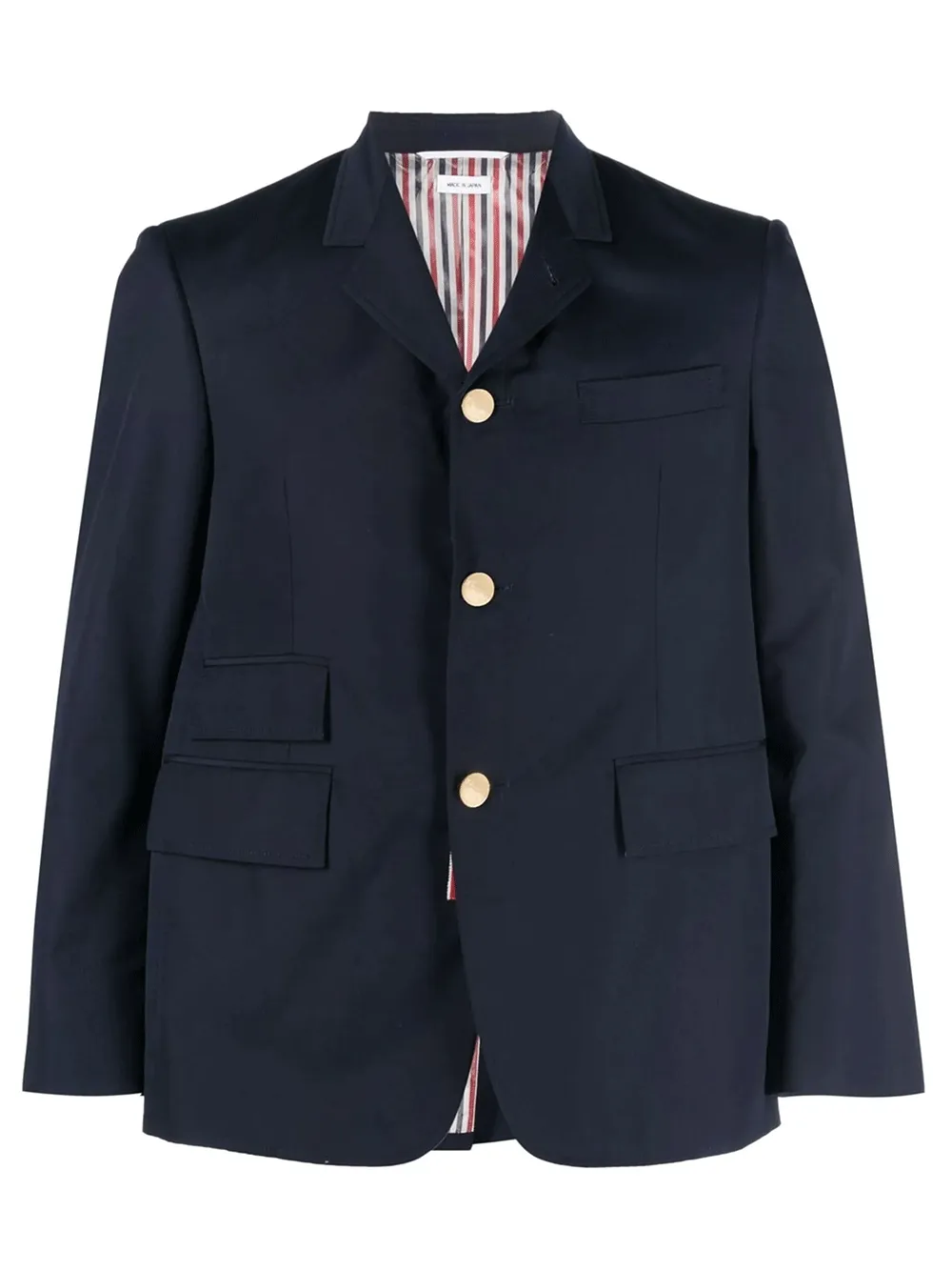 Typewriter Cloth Grosgrain Placket Sport Coat