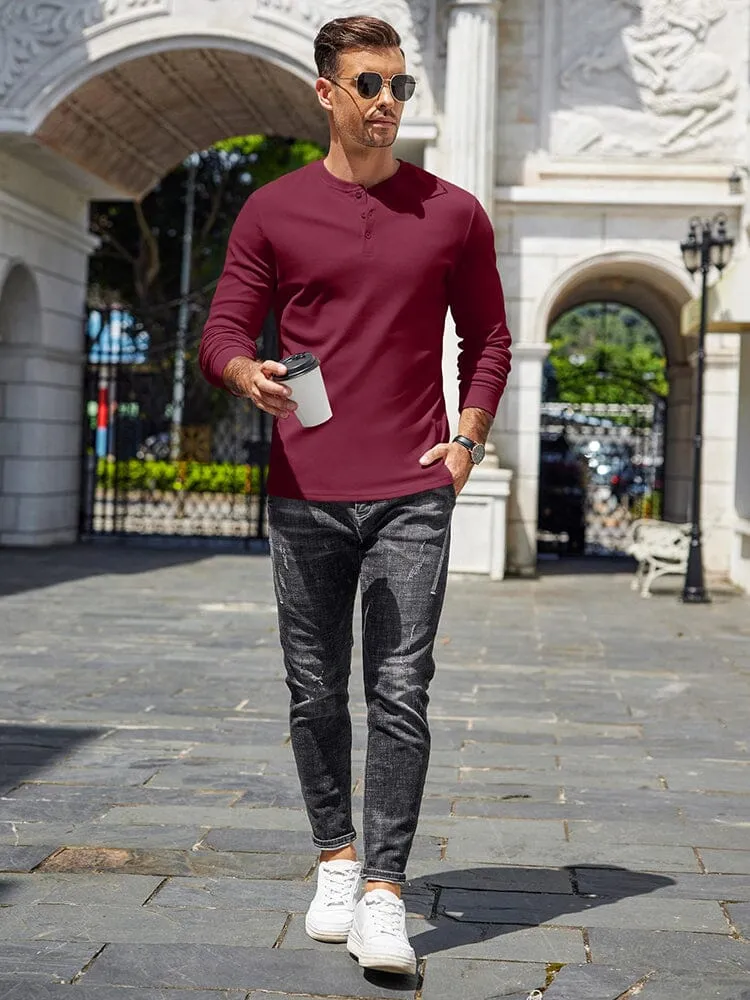 Urban Classic Simple Henley Shirt (US Only)