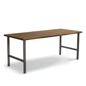 Urban Wood and Steel Desk