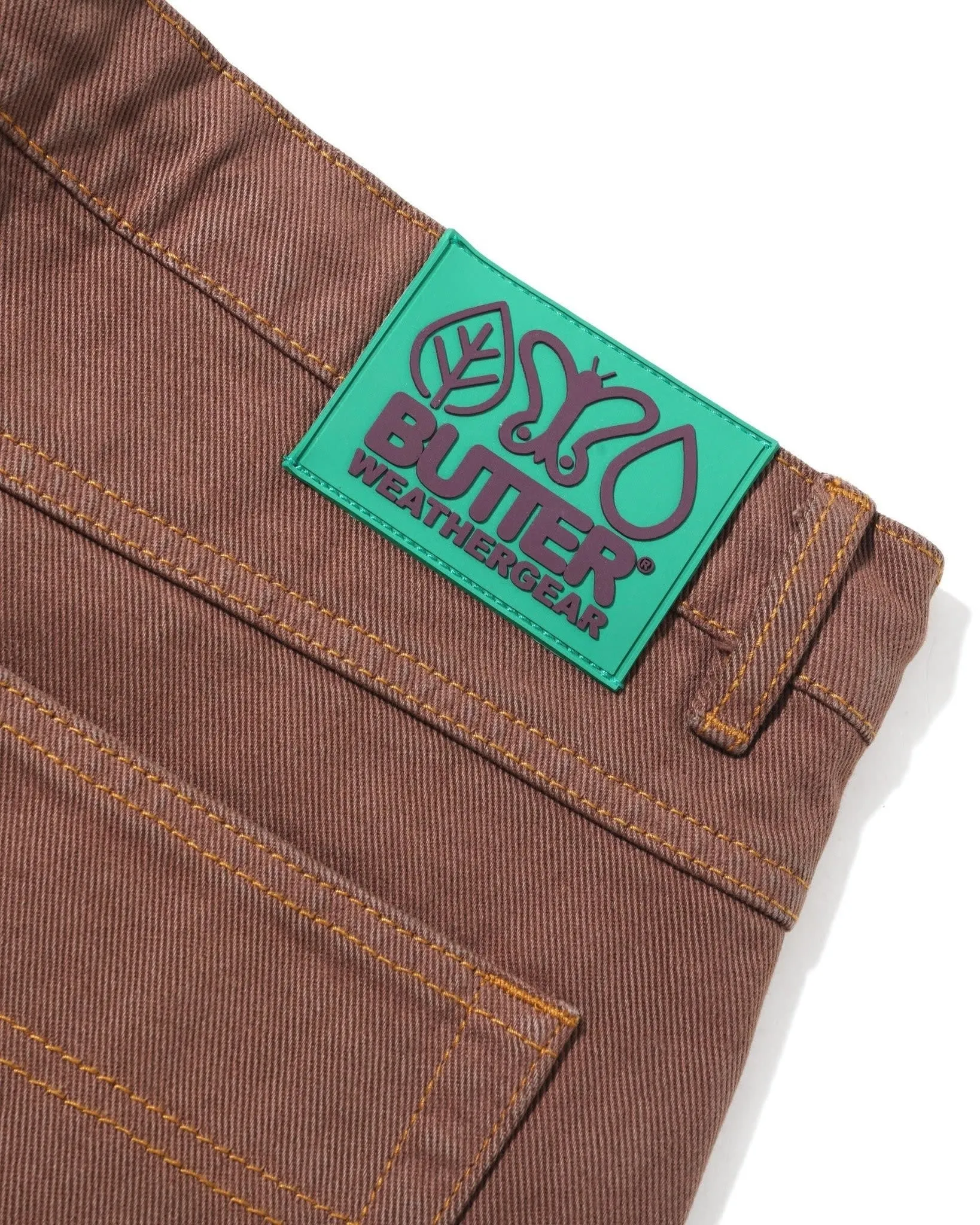 Weathergear Heavyweight Denim Pants - Brown