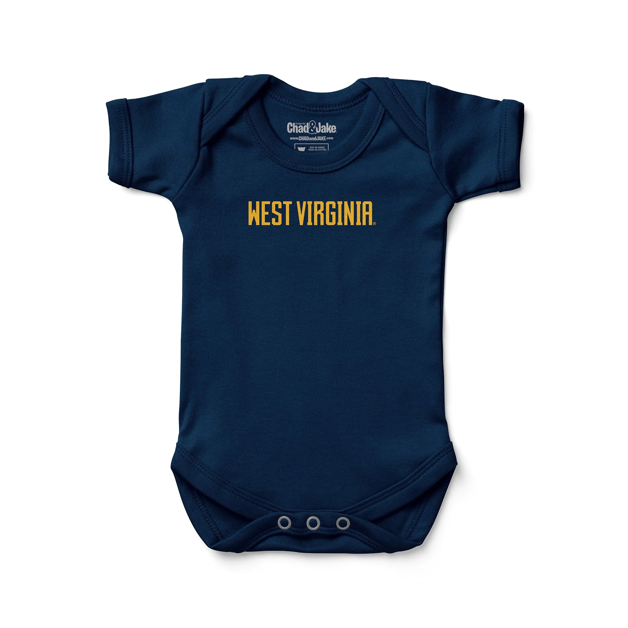 West Virginia Mountaineers Wordmark Bodysuit