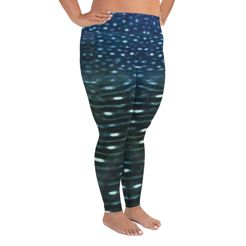 Whale Shark Plus Size Leggings (Warehouse)