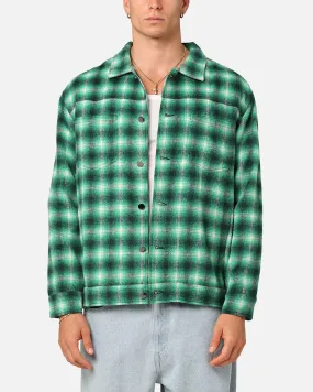 XXIII Darby Plaid Shacket Green/Black